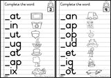 Phonics Workcards (Mixed vowels) - Missing initial consonant
