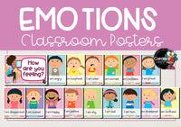 Emotions Classroom Posters