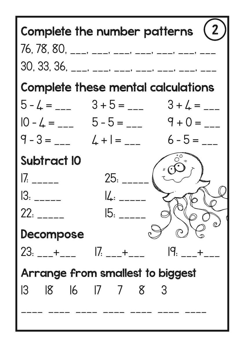 Grade 2 Math Term Week Worksheet.pdf Maths Worksheets Grade 2 Term 1 – Creative Classroom