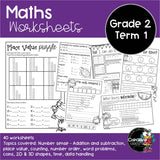 Maths Worksheets Grade 2 Term 1