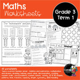 Maths Worksheets Grade 3 Term 1
