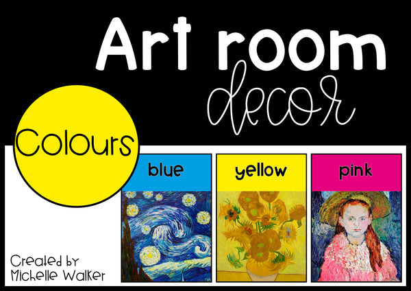 Art Room Decor: Colour Posters