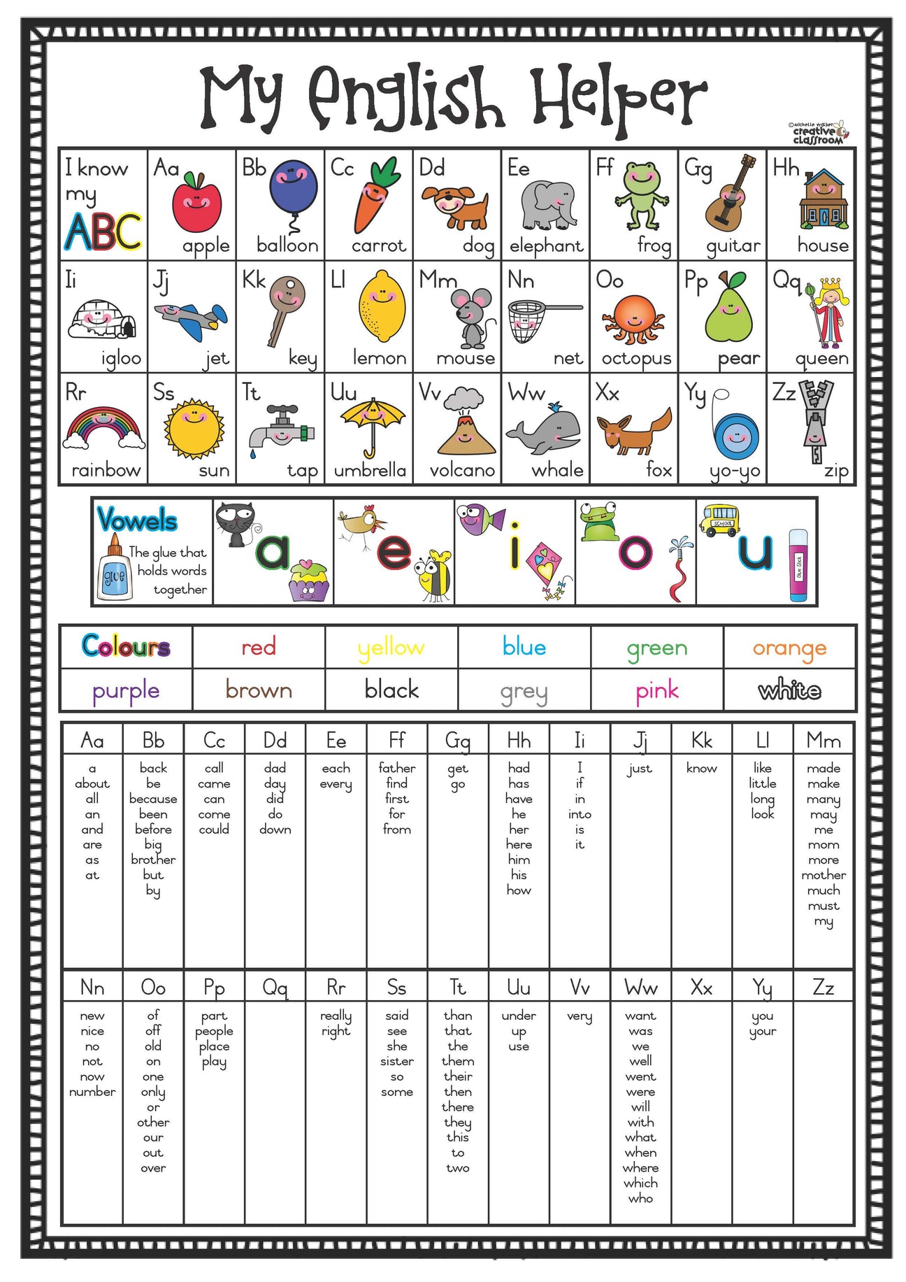 My English Helper – Creative Classroom