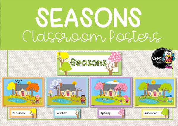 Seasons Classroom Posters