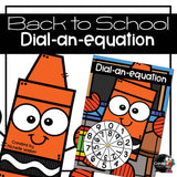 Back to School Dial-an-Equation