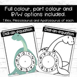 Dinosaur Dial-an-Equation