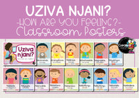 Emotions: Uziva Njani? Classroom Posters